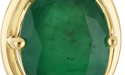 Bony Levy El Mar 14k Gold Emerald Drop Earrings In Gold