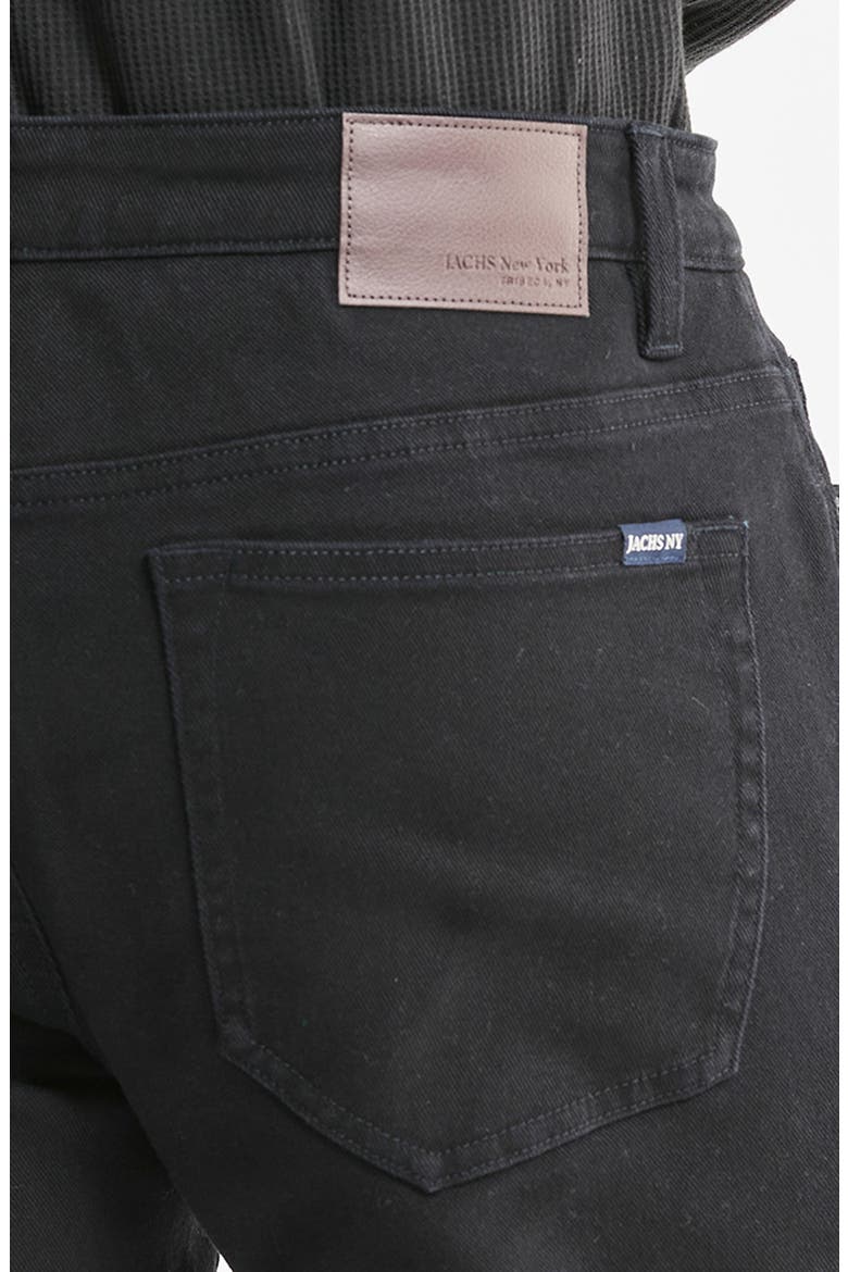 Flannel Lined Bull Jeans, Alternate, color, BLACK