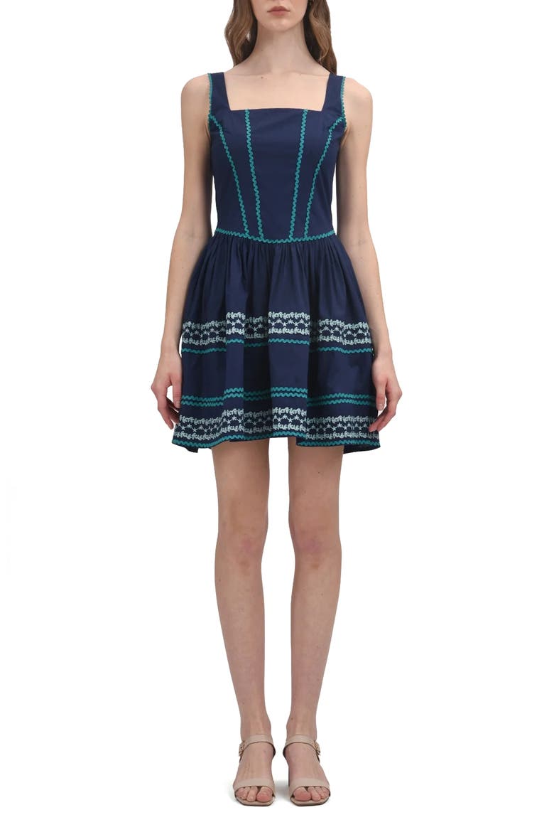 Midnight Minidress, Main, color, GREEN