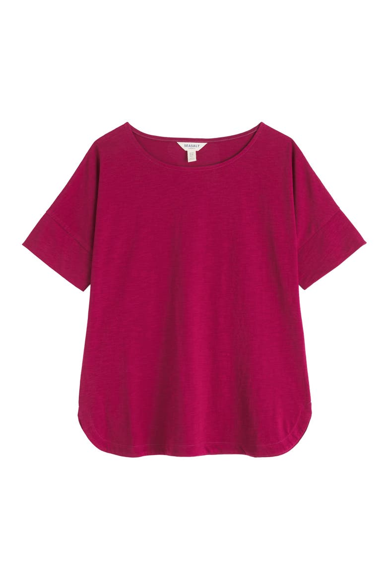 Bryher View Organic Cotton T-Shirt, Alternate, color, DARK FREESIA