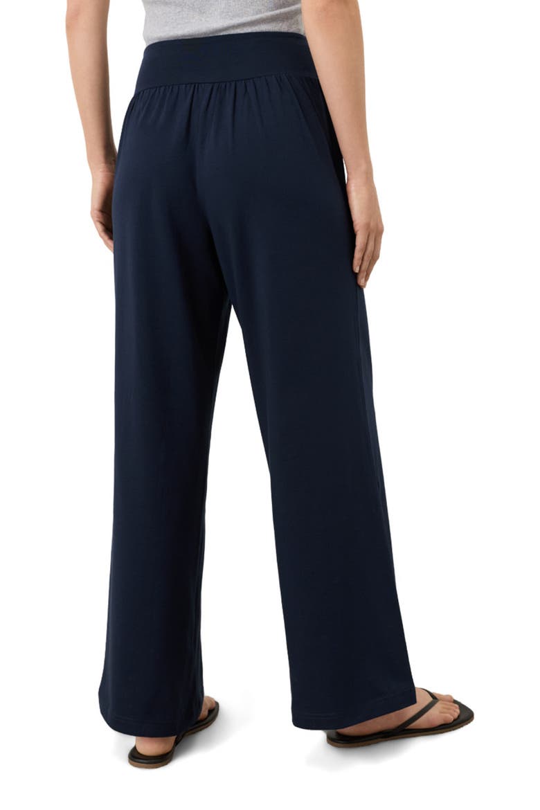 Easy Drape Pant Made With Organic Cotton, Alternate, color, Navy
