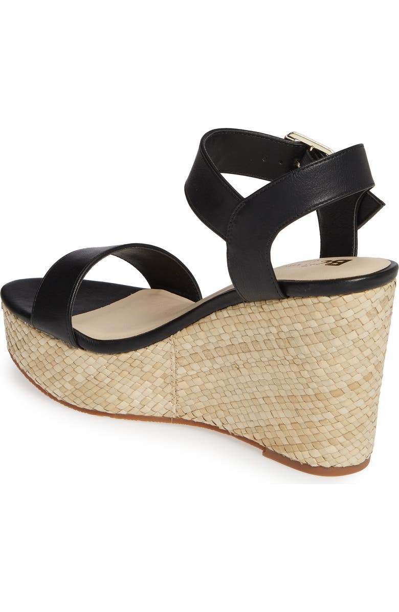BC Footwear Peonies Vegan Wedge Sandal, Alternate, color,