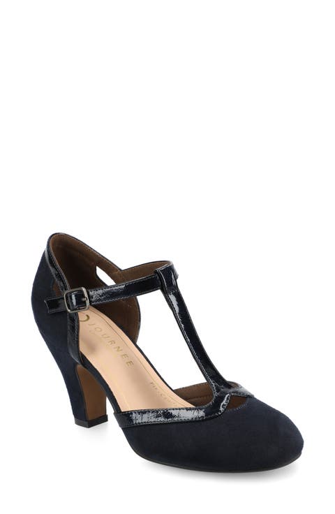JOURNEE Olina T-Strap Pump