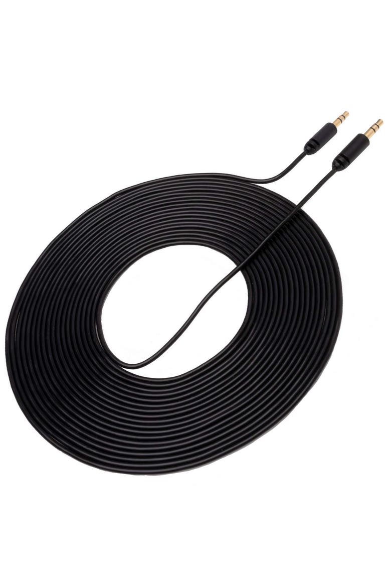 MC6 Dual 3.5mm Male Stereo TRS Cable - 20-Foot Camera Patch, Main, color, Black