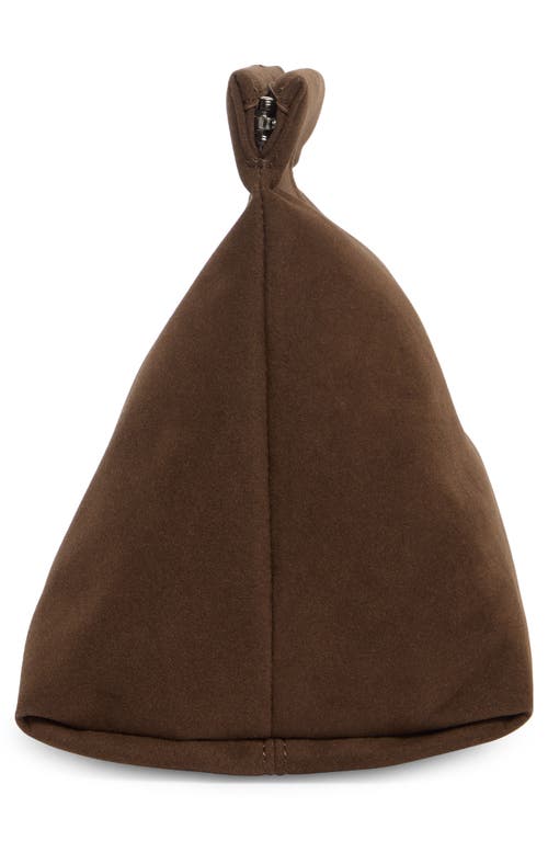 Bcbg Faux Suede Clutch In Brown