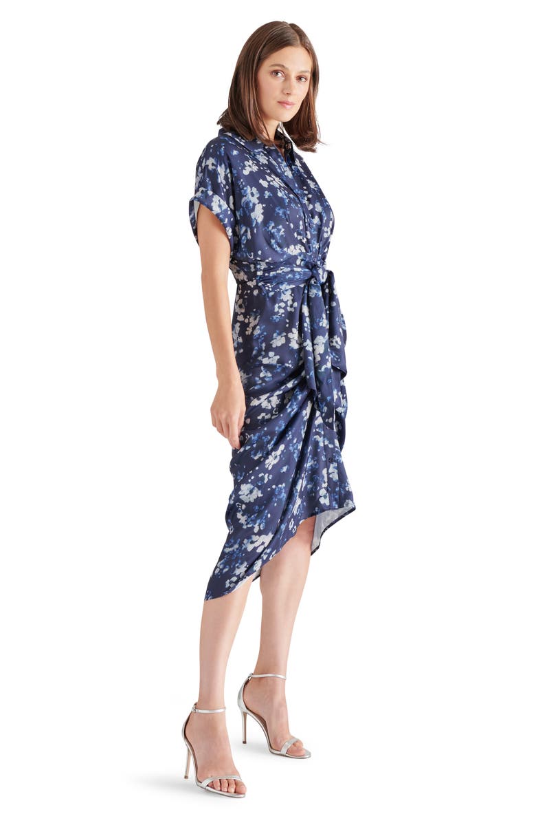 Steve Madden Tori Floral Print Shirtdress, Alternate, color, 