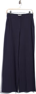 MAX STUDIO Button Front Wide Leg Trousers