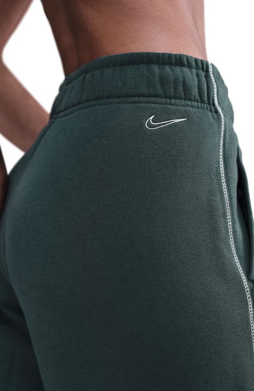 Nike Sportswear Phoenix High Waist Flare Leg Sweatpants In Green