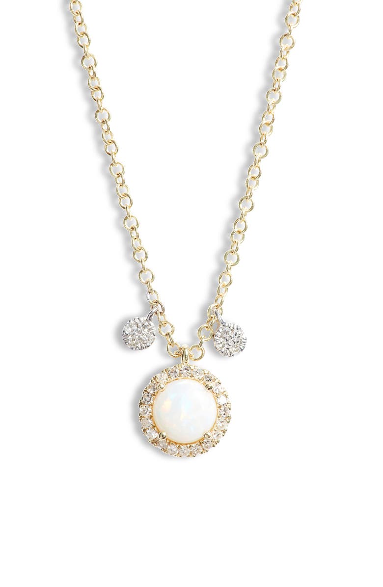 Meira T Opal & Diamond Pendant Necklace, Main, color,