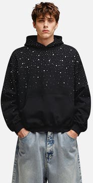 AELFRIC EDEN Rhinestone Pullover Hoodie