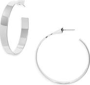 Open Edit Tapered Hoop Earrings