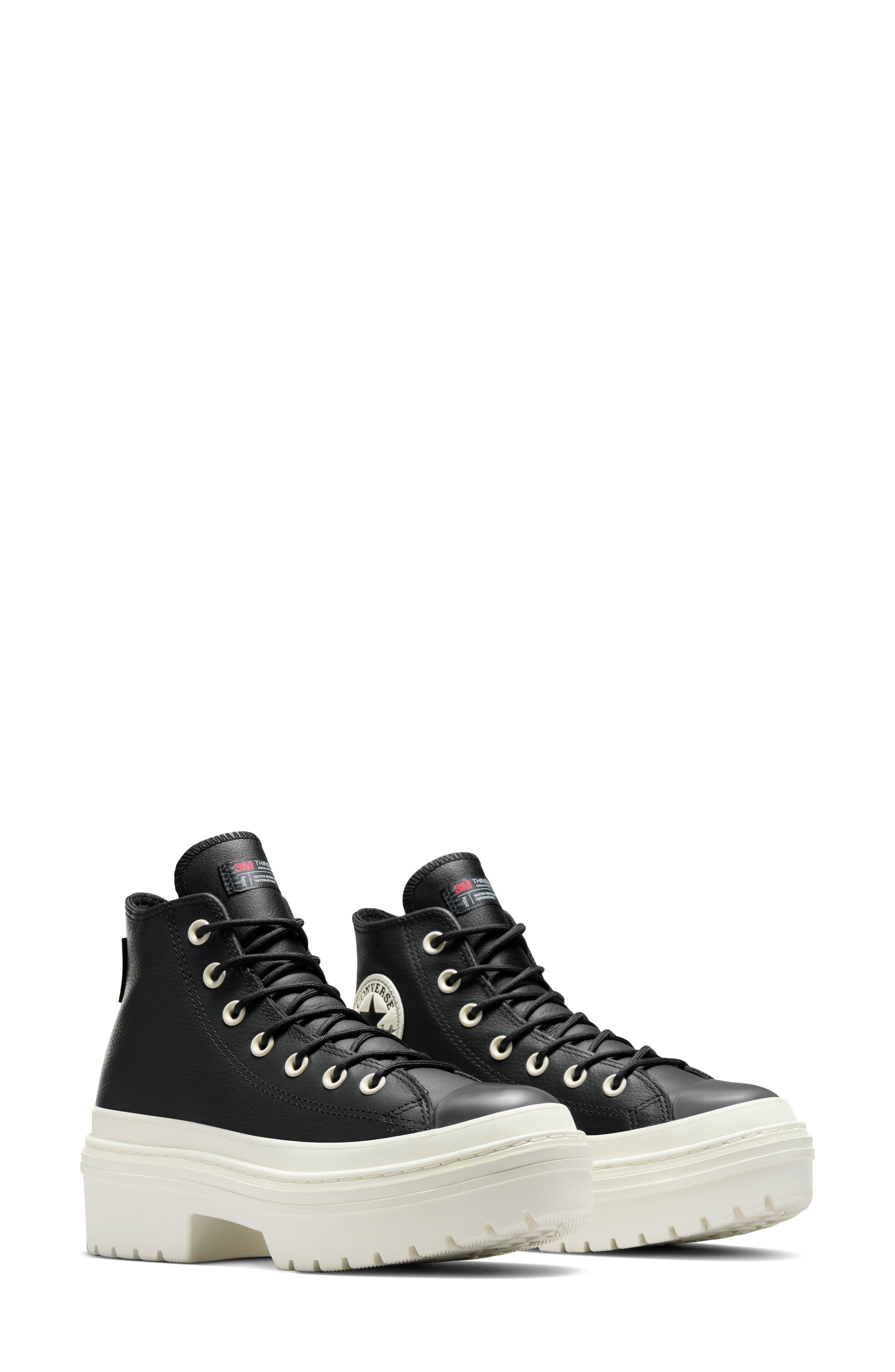 Converse Chuck Taylor<sup>®</sup> All Star<sup>®</sup> Waterproof Lugged High Top Sneaker, Alternate, color, 