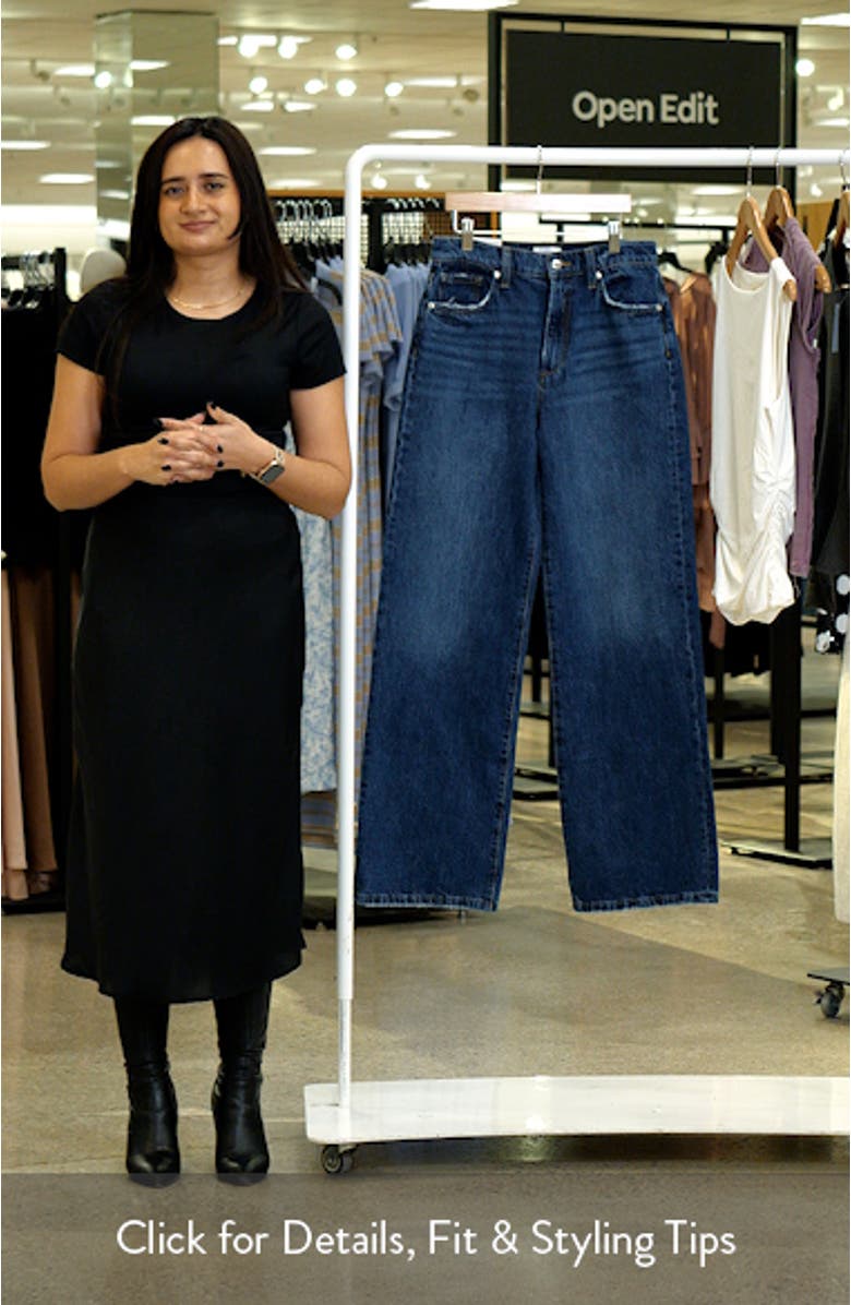 The Harlow High Waist Wide Leg Jeans, sales video thumbnail