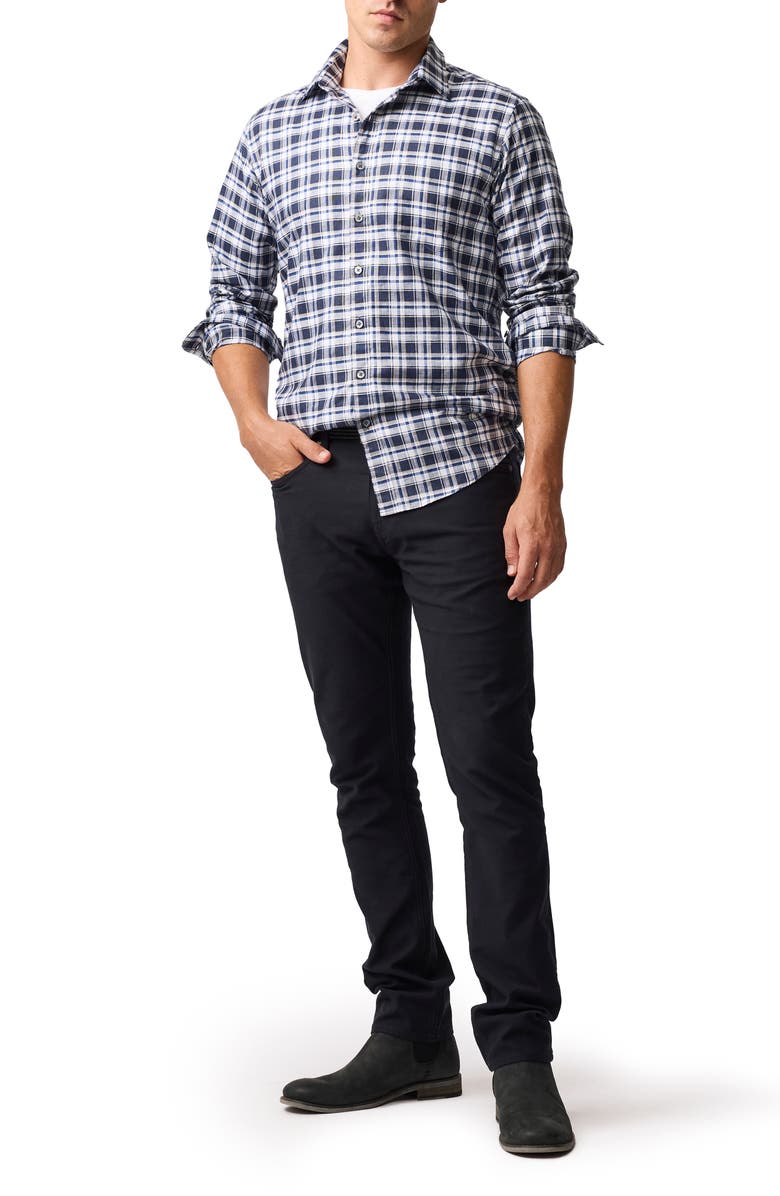 Rodd & Gunn Ridgelands Plaid Cotton & Linen Button-Up Shirt, Alternate, color,