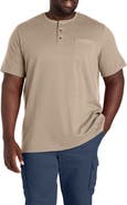 Harbor Bay by DXL Big & Tall Slub Henley Shirt