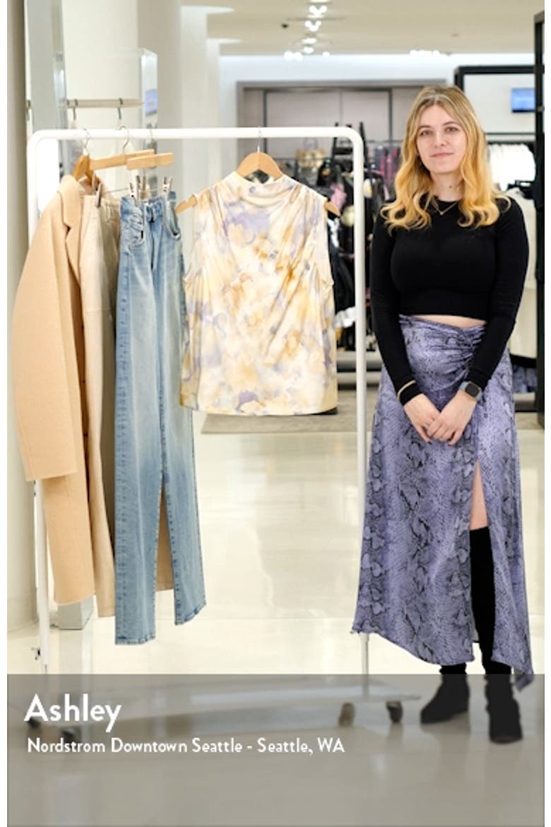 Kaleen Draped funnel Neck Top video
