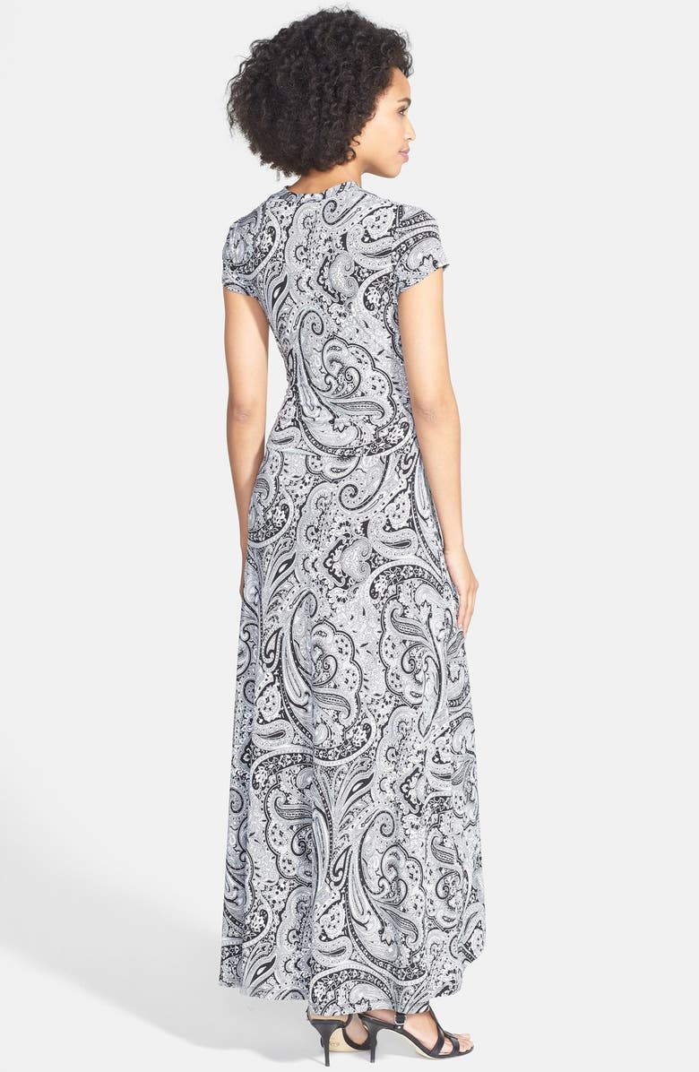 MICHAEL Michael Kors Twist Front High/Low Maxi Dress, Alternate, color, 