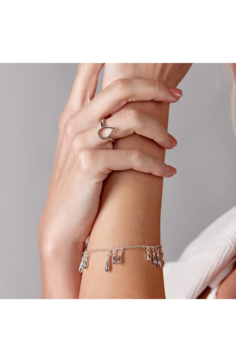 Lucy Quartermaine Cluster Bracelet, Alternate, color, Sterling Silver