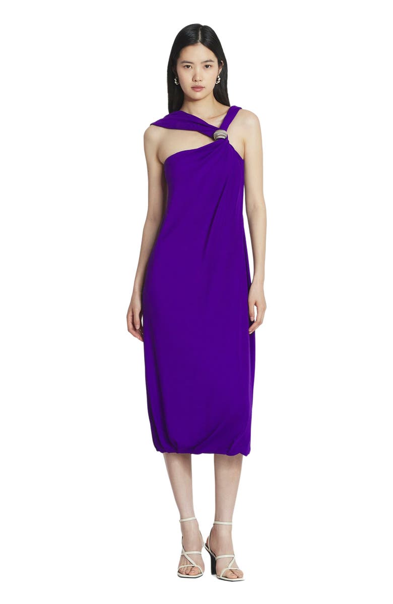 Lanvin ARÈGE RING BRAIDED JERSEY DRESS, Main, color, 