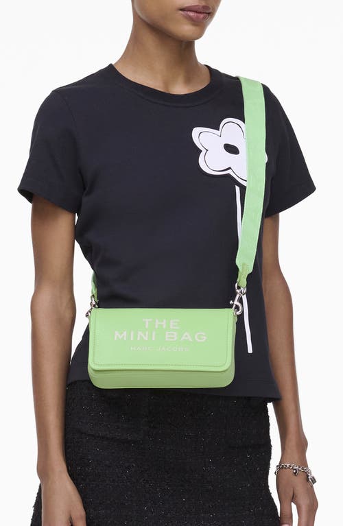 Marc Jacobs The Mini Leather Crossbody Bag In Green