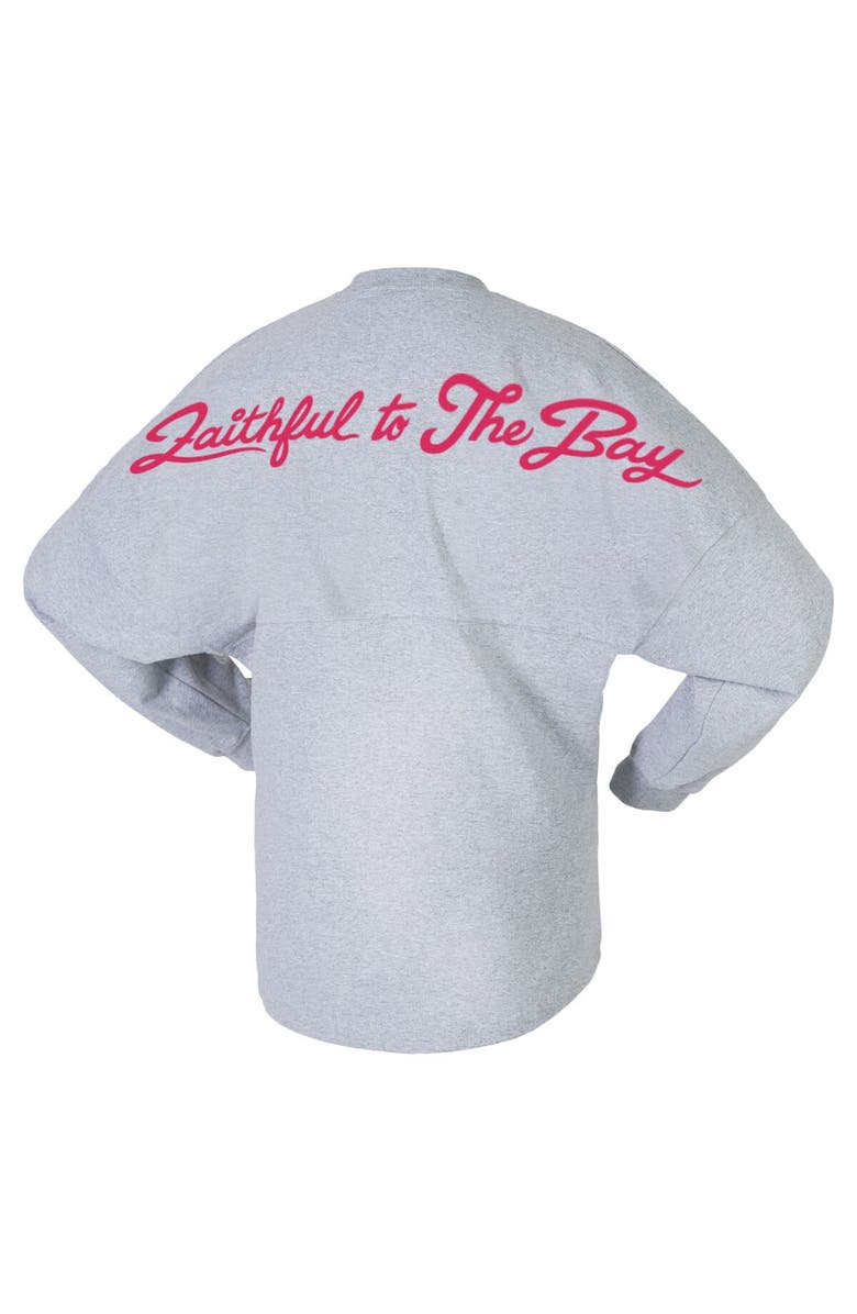 SPIRIT JERSEY Women's Heather Gray San Francisco 49ers Faithful To The Bay T-Shirt, Alternate, color,