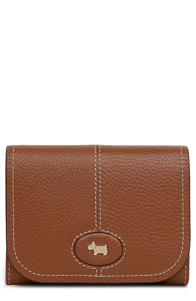 Radley Medium Maldon Mews Leather Wallet, Main, color, Cognac