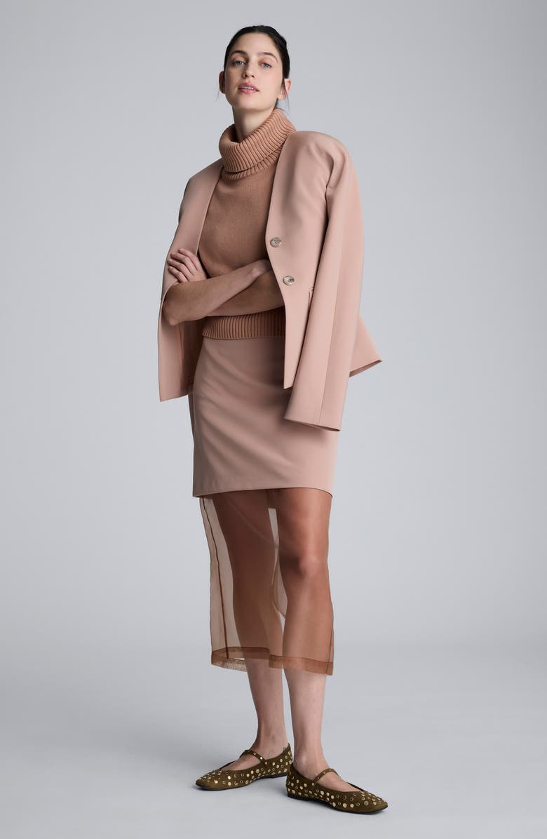 Kenneth Cole Short Sleeve Turtleneck Sweater, Alternate, color,