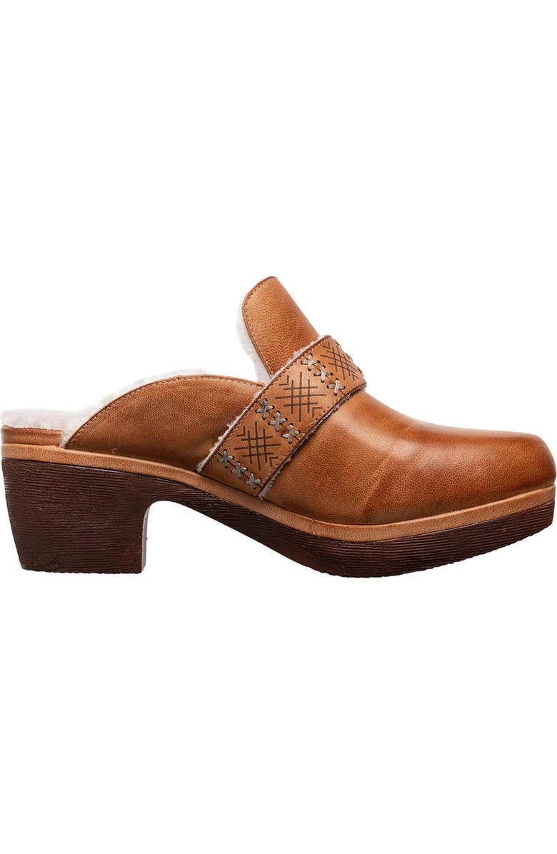 ANTELOPE Lola Faux Shearling Lined Mule, Alternate, color, Tan