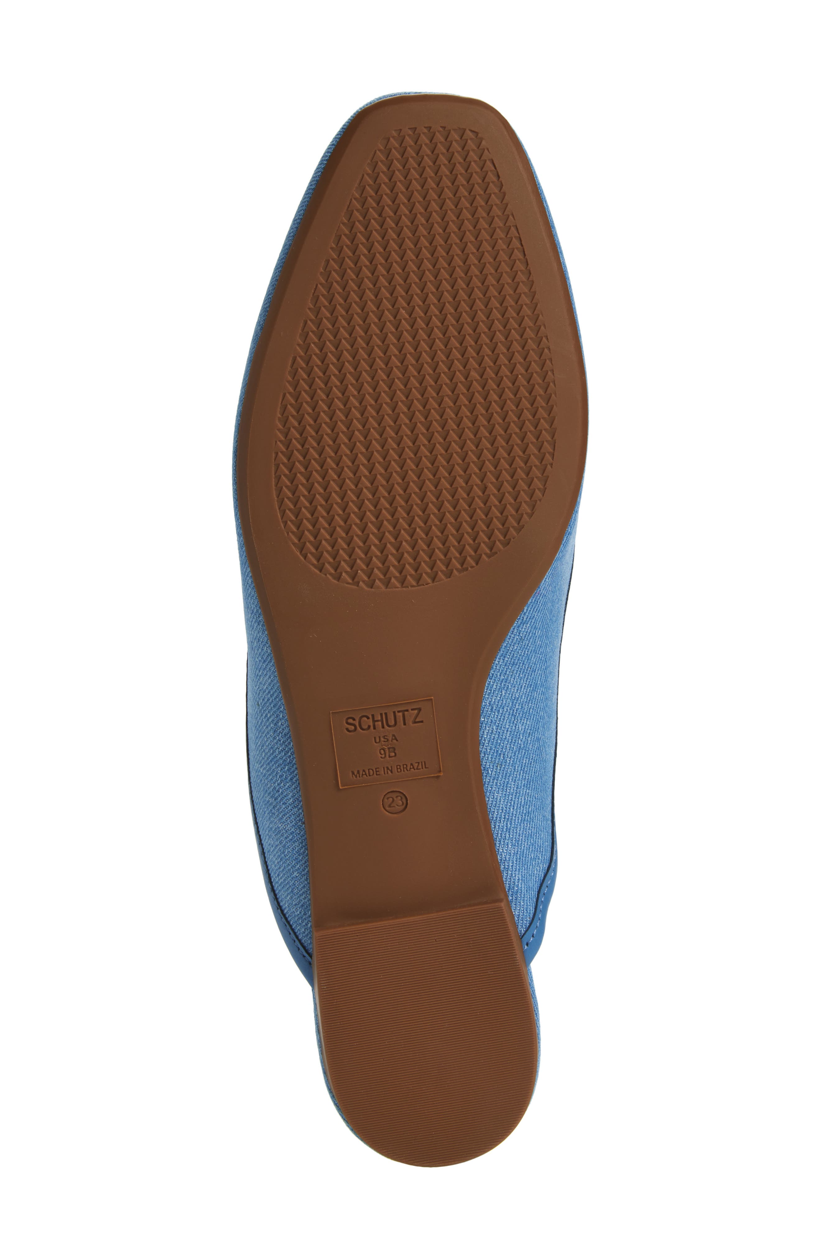 Schutz Arissa Denim Mule, Alternate, color, 