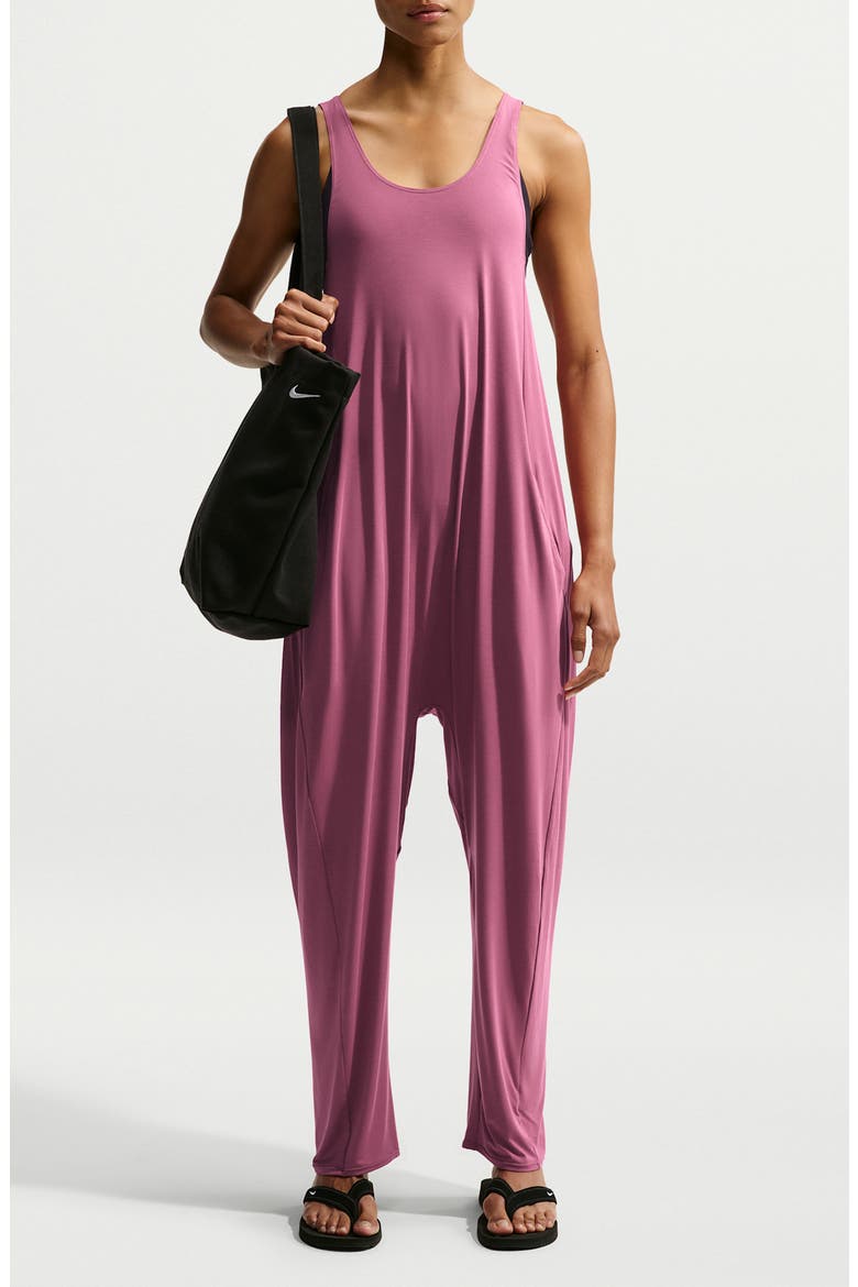 Zenvy Featherweight Jumpsuit, Main, color, PINK SMOKE/ WHITE