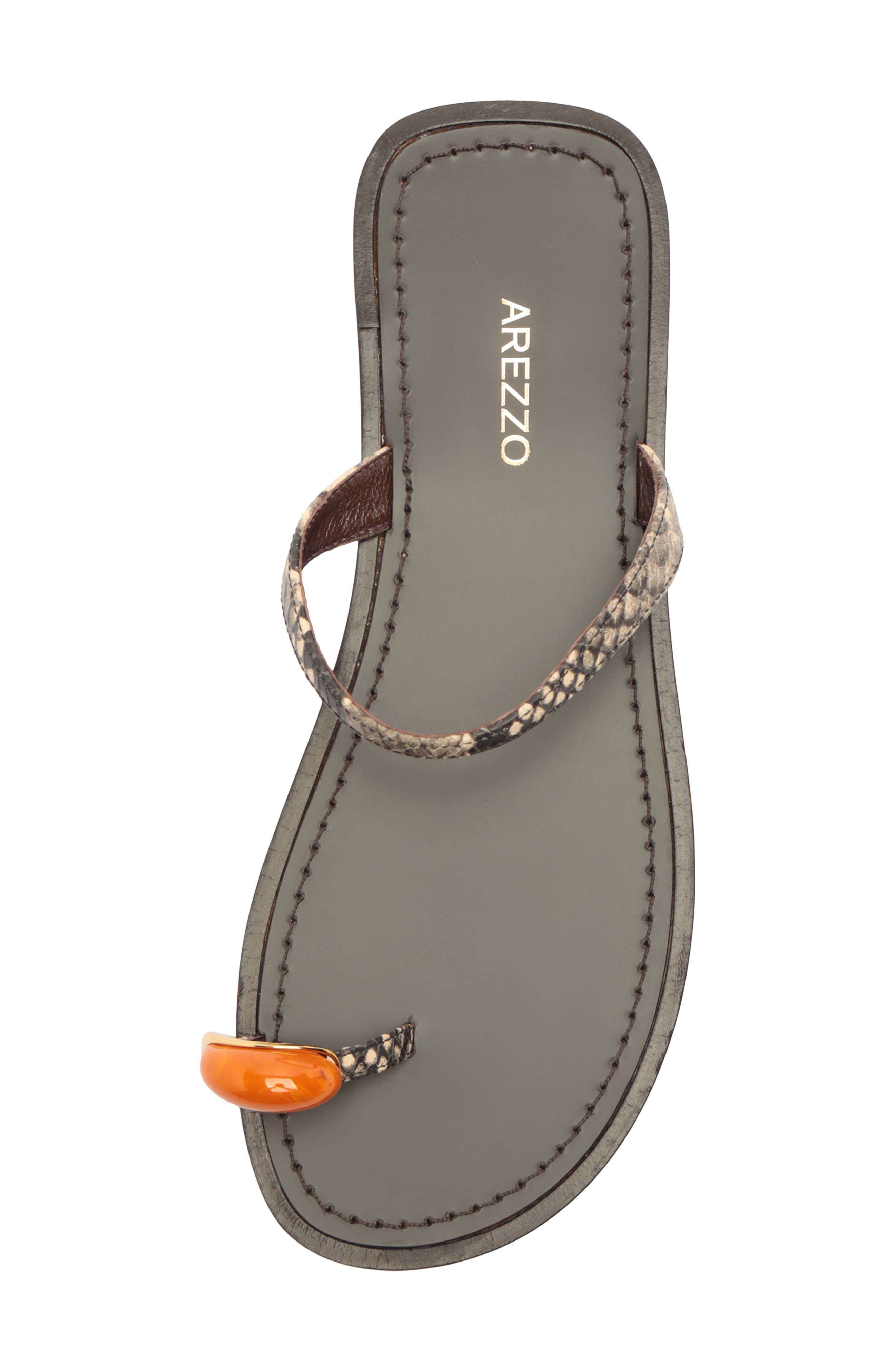 Arezzo Sophie Slide Sandal, Alternate, color, Osso