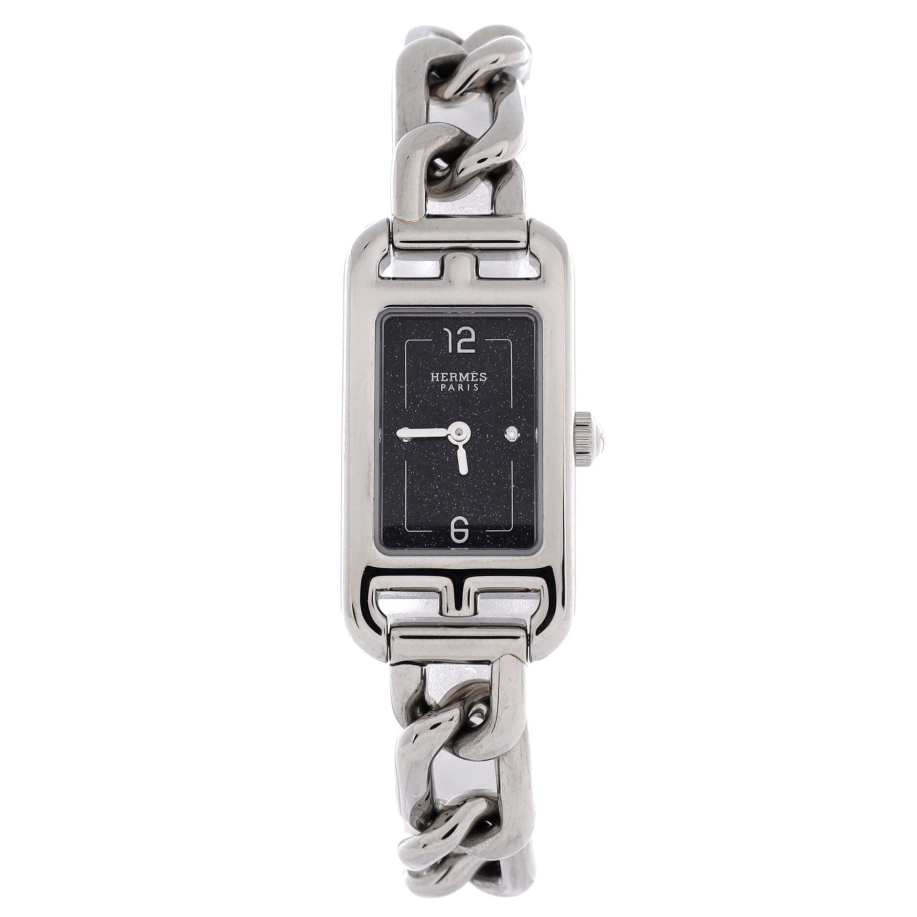 Nantucket Quartz Watch Stainless Steel with Aventurine Dial and Diamond Markers 17, Main, color, Metallic Silver