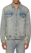 Ksubi Oh G Stagelight Metallic Denim Trucker Jacket