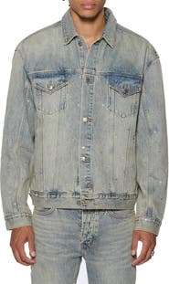 Ksubi Oh G Stagelight Metallic Denim Trucker Jacket