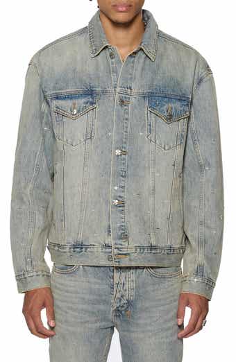 Oh G Stagelight Metallic Denim Trucker Jacket