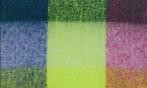 Steve Madden Brushed Plaid Blanket Scarf In Multi