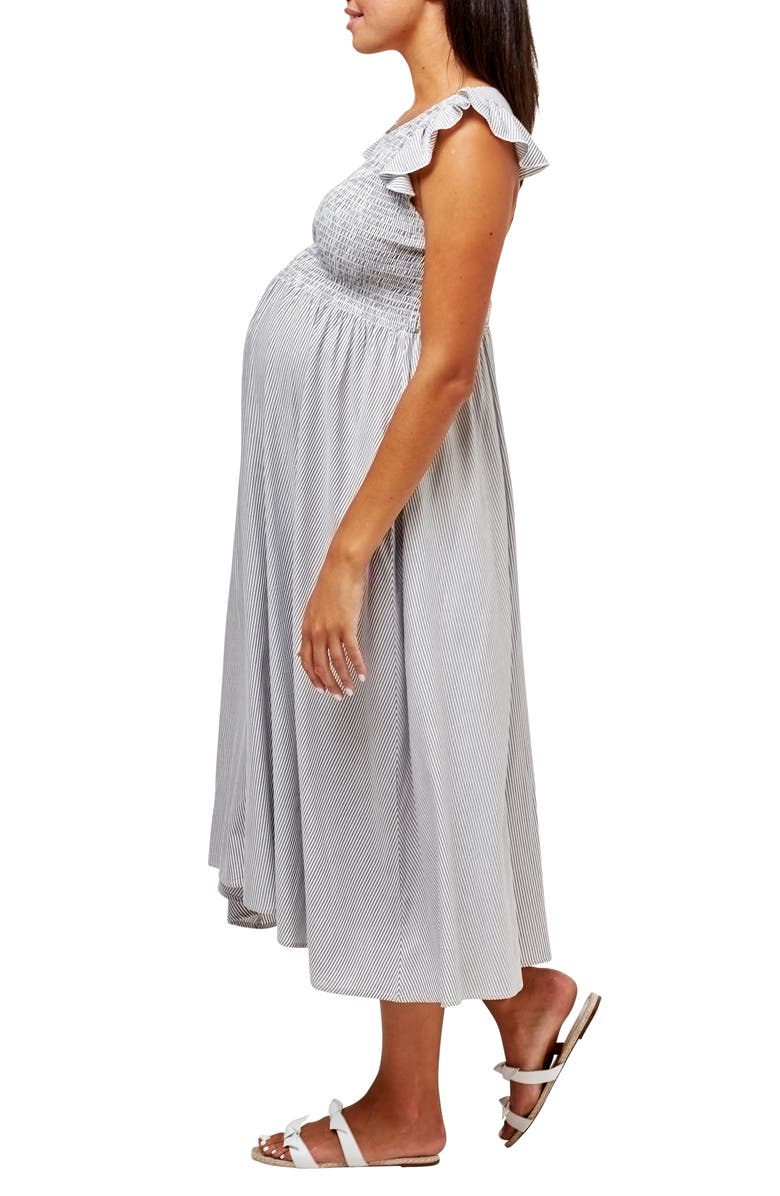 Nom Maternity Harper Smocked Dress, Alternate, color,