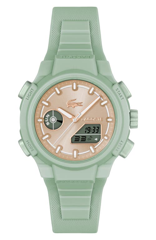 Shop Lacoste Lc33 Silicone Strap Watch, 40mm