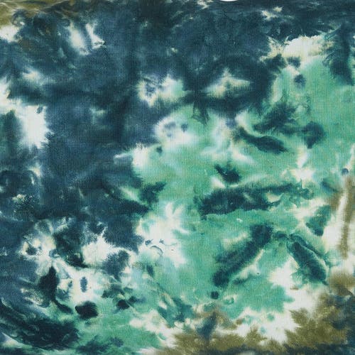 Tag Blue Tie Dye Cotton Accent Decorative Throw Pillow Square In Multi