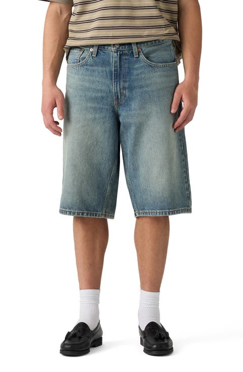 470 Low Rise Baggy Denim Shorts