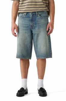 470 Low Rise Baggy Denim Shorts