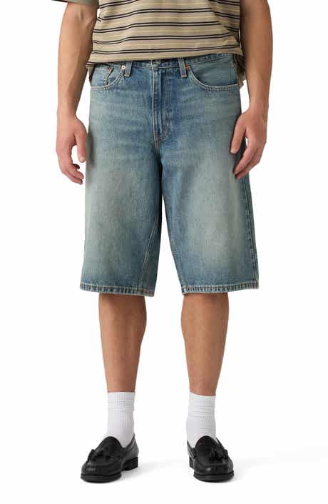 470 Low Rise Baggy Denim Shorts