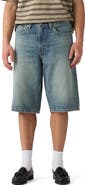 Levi's 470 Low Rise Baggy Denim Shorts