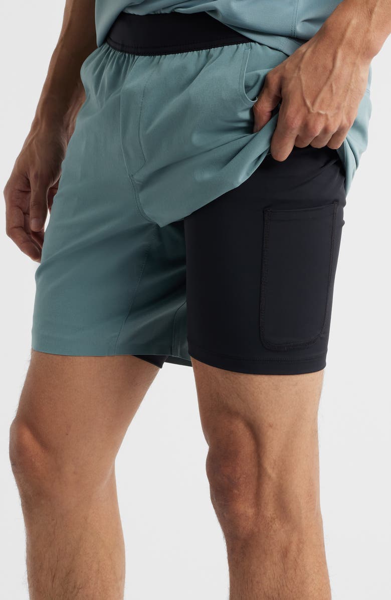 TEN THOUSAND Interval Lined Training Shorts, Alternate, color, Trooper