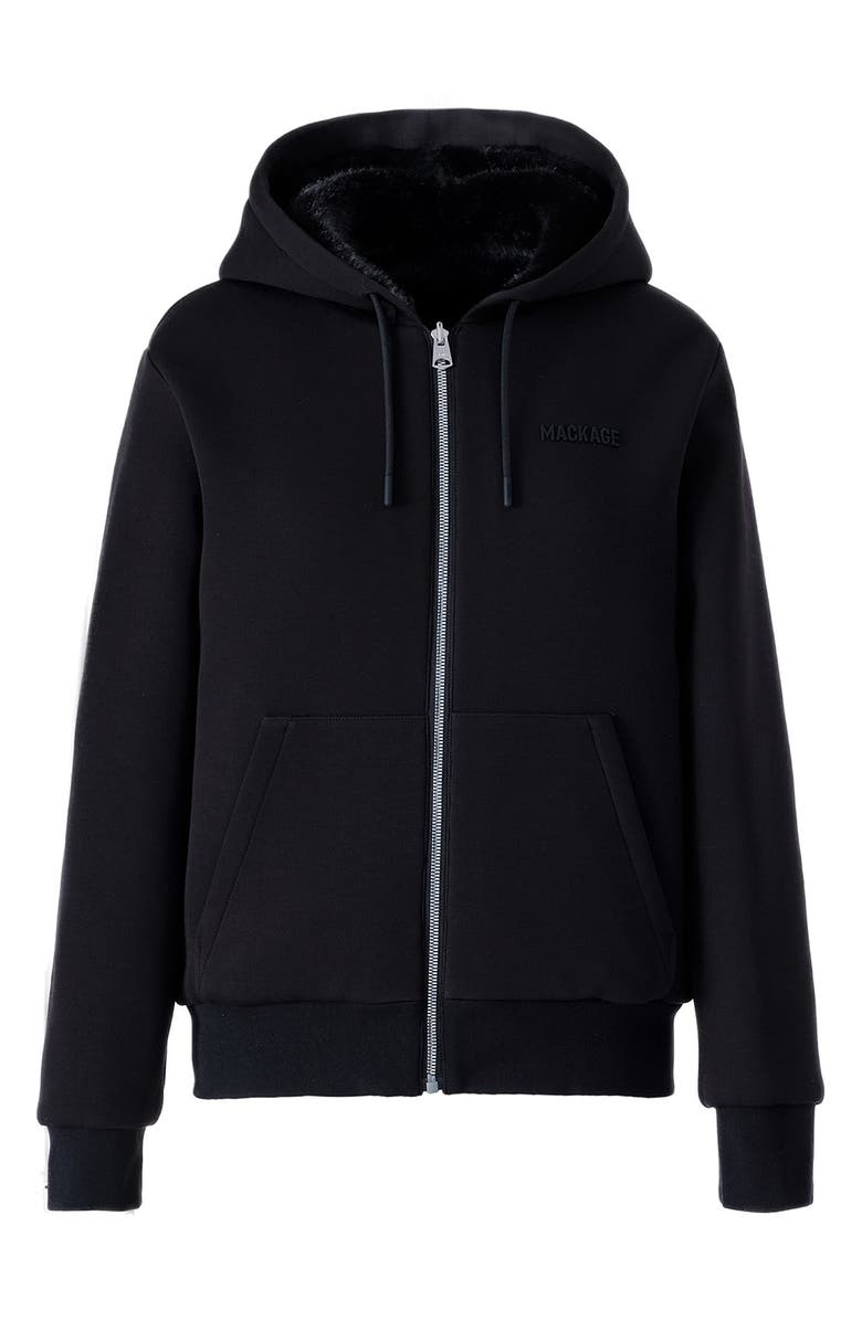 Mackage Gwendal Reversible Hooded Jacket, Alternate, color, Black