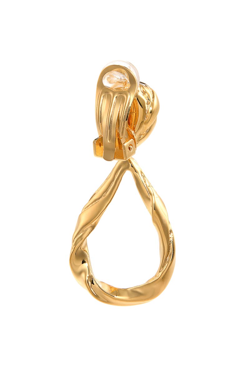 Loop Drop Earrings, Alternate, color, ROSE