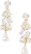 NORDSTROM RACK Mixed Cubic Zirconia Drop Earrings
