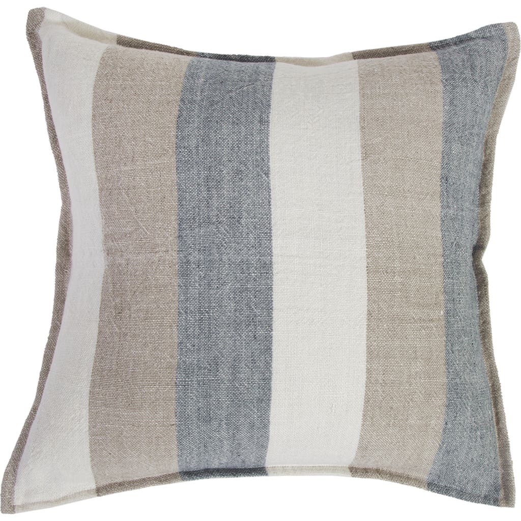 Pom Pom At Home Monterey Linen Accent Pillow In Ocean/natural