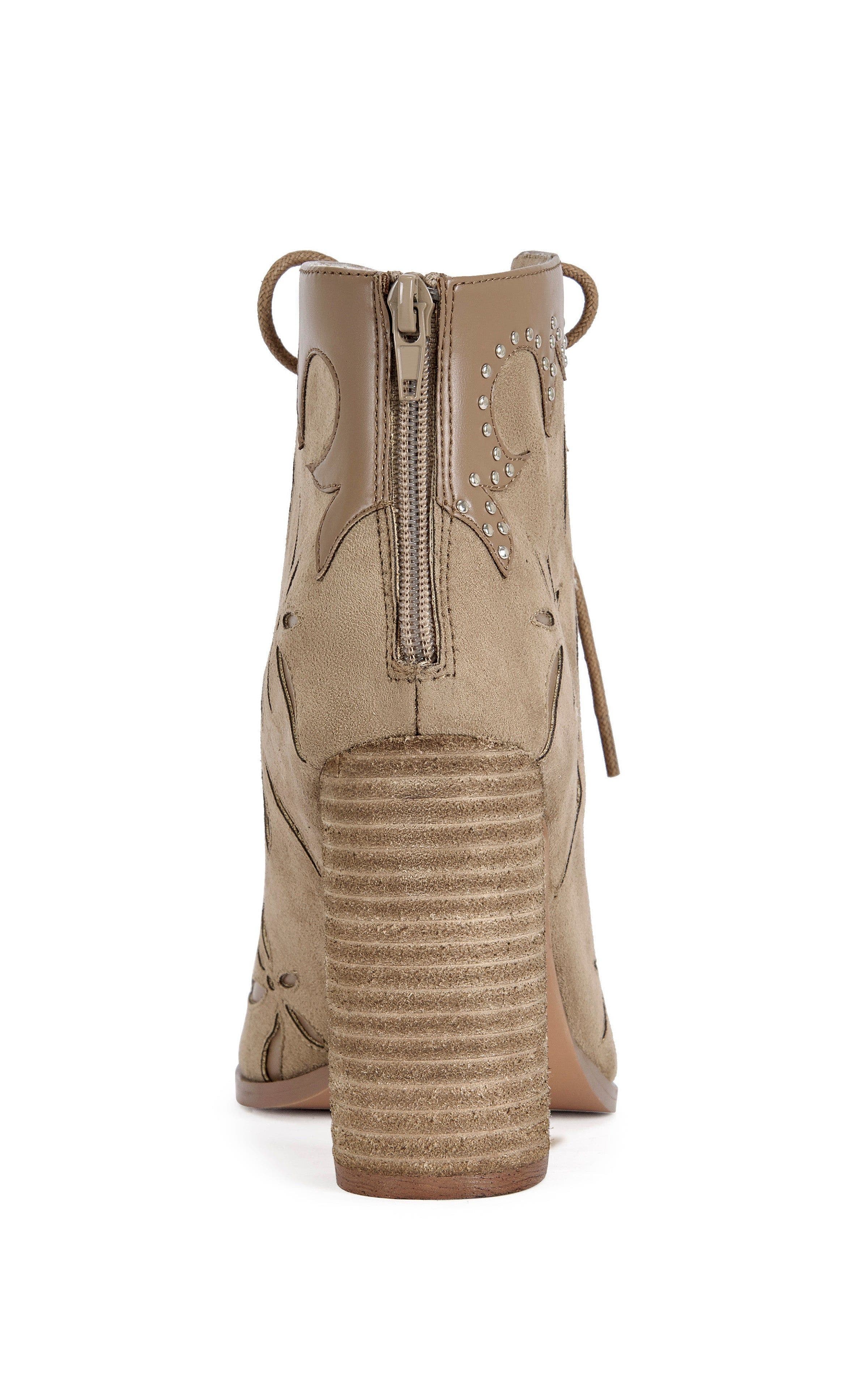 Mirona Block Bootie, Alternate, color, BROWN