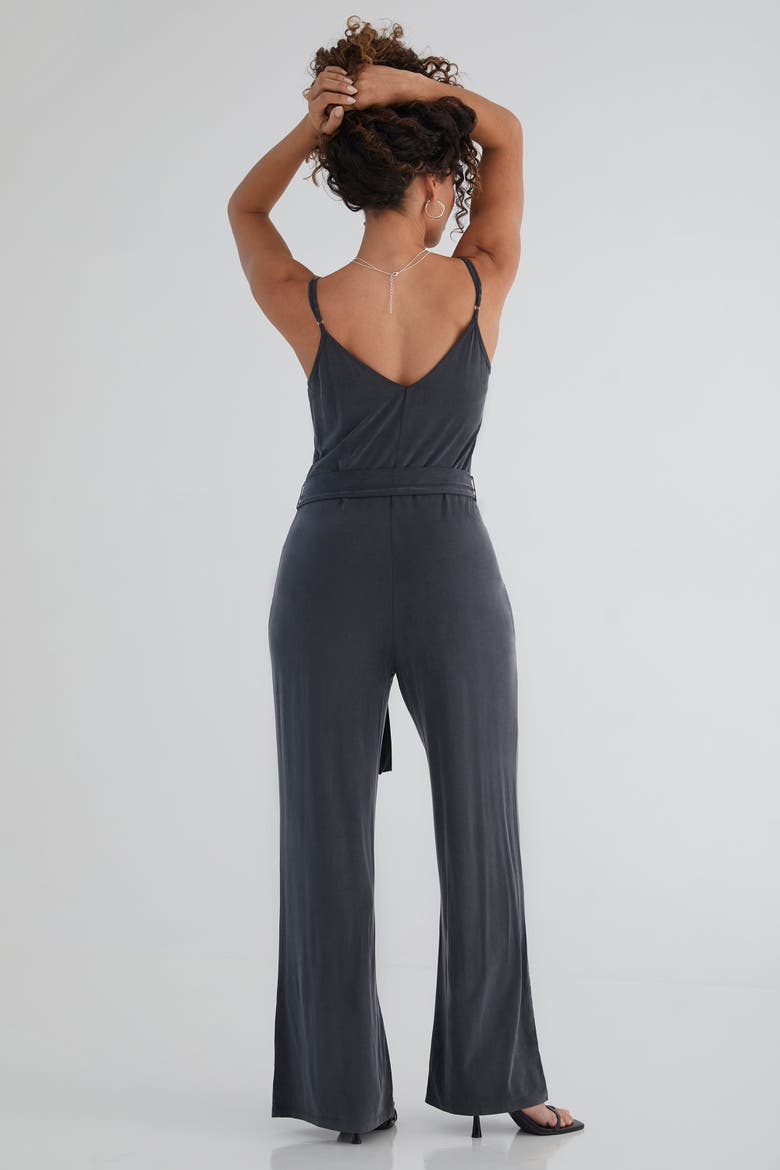 The Cupro Airy Tank Jumpsuit, Alternate, color, INK